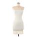 Topshop Casual Dress - Bodycon Square Sleeveless: Ivory Dresses - Women's Size 6