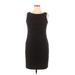 Alyx Casual Dress - Sheath Crew Neck Sleeveless: Black Print Dresses - Women's Size 14