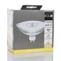 BOLD Lighting QPAR 111 (ES 111) LED GU10 Reflector Light Bulb (425 Lumens) Dimmable 6.5 W Equivalent to 40 W 2700 K Warm White 15,000 Hours Running Time Aluminium