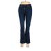 J Brand Jeans - Mid/Reg Rise Boot Cut Boot Cut: Blue Bottoms - Women's Size 29 - Dark Wash