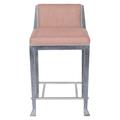 Vanguard Furniture Thom Filicia 25.5" Counter Stool Wood/Upholstered in Gray/Brown | 34.5 H x 19.5 W x 20.5 D in | Wayfair