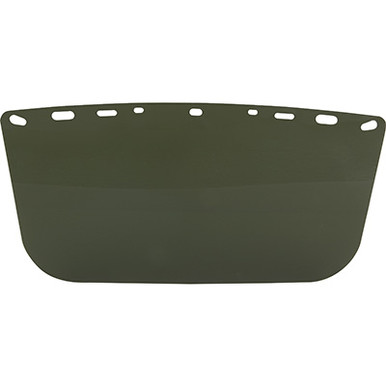 Bullard Polycarbonate Shade 5 Flat Faceshield/visor, 8" x 15" x .040"