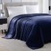 Navy Blue Extra Soft Cozy Microfiber Solid Color Throw Picnic Sofa Bed Blanket