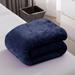 Navy Blue Extra Soft Cozy Microfiber Solid Color Throw Picnic Sofa Bed Blanket