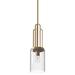 Kichler Kimrose 7" Wide Brushed Natural Brass Mini Pendant