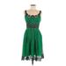 Catherine Malandrino Cocktail Dress: Green Dresses - Women's Size P