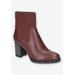 Women's Lucia Bootie by Easy Street in Burgundy (Size 10 M)