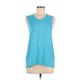 Nike Active Tank Top: Blue Activewear - Women's Size Medium