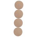 VILLCASE 4pcs Ceramic Drawing Board Unfinished Circles Pottery Wheel Bat Drying Board Bats Ceramic Wheel Bat Discs for DIY Crafts Round Placemat Plates to Rotate Base Bracelet