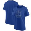 Everton Etch Logo Graphic T-Shirt – Blau – Damen