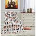 The Holiday Aisle® Halloween 50 X 60 Throw Blankets, Halloween Pals, Polyester in Gray | 60 H x 50 W in | Wayfair 2485A64E8AA04F58A4C98164028009C6