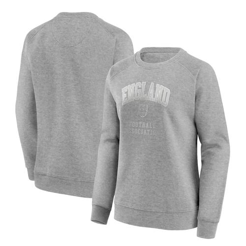England Schoolyard Retro Oversized Crew Sweatshirt - Grey Womens