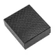 Boîte rectangulaire noire pour montres de poche coffrets cadeaux classiques