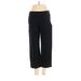 Peck & Peck Dress Pants - Mid/Reg Rise: Black Bottoms - Women's Size 8