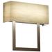 UltraLights Modelli 14 1/2" Smokey Brass Faux Alabaster ADA LED Sconce