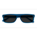 Male s rectangle Clear Blue Acetate Prescription sunglasses - Eyebuydirect s Grayton