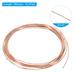 Solid Bare Copper Wire, Pure Copper Wire Soft Beading Wire for Craft - Rose Gold