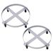 2-Pieces Drum Dolly for 55 Gallon Drums with 4 Swivel Caster Wheels