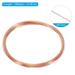 Solid Bare Copper Wire, Pure Copper Wire Soft Beading Wire for Craft - Rose Gold