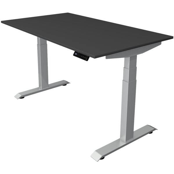 Kerkmann Schreibtisch höhenverstellbar (elektrisch) »Move 4« 140 cm T-Fuß grau, 140x129x80 cm