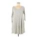 AJ My Amelia James Casual Dress: Gray Dresses - New - Women's Size Large