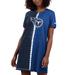 Women's Starter Navy Tennessee Titans Ace Tie-Dye T-Shirt Dress