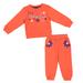 Girls Toddler Colosseum Orange Clemson Tigers Flower Power Fleece Pullover Sweatshirt & Pants