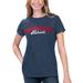 Women's G-III 4Her by Carl Banks Heathered Navy New England Patriots Main Game T-Shirt