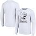 Men's Starter White Calgary Flames Arch City Theme Graphic Long Sleeve T-Shirt