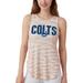 Women's Concepts Sport Indianapolis Colts Sunray Multicolor Tri-Blend Tank Top