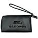 Black Seattle Seahawks Cell Phone Wristlet Wallet