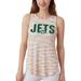 Women's Concepts Sport New York Jets Sunray Multicolor Tri-Blend Tank Top