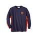 Men's Big & Tall NFL® Long-sleeve waffle crewneck by NFL in Chicago Bears (Size XL)