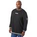 Men's Big & Tall NFL® Fleece crewneck sweatshirt by NFL in Raiders (Size 3XL)