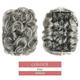 Hair Bun Hair Extensions Synthetic Messy Bun Wig Hair Pieces Wavy Curly Bun Ponytail Hair Extensions Bun Hair Comb Women Bun Wig Hair Pieces (Color : 0906)