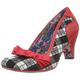 Irregular Choice Damen Palm Cove Pumps, rot/schwarz, 43 EU