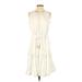 Calvin Klein Casual Dress: White Dresses - Women's Size 4