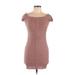 Fashion Magazine Casual Dress: Burgundy Dresses - Women's Size Large