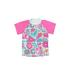 Sunshine Swing Rash Guard: Pink Print Sporting & Activewear - Kids Girl's Size 10