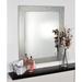 Gracie Oaks LaTeisha Silver Vanity Mirror Metal in Brown | 32" H x 32" W x 0.75" D | Wayfair FADFF22A9C234AB481F382D48B250A22