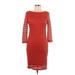 Sharagano Casual Dress: Orange Dresses - Women's Size 10