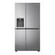 LG NatureFRESH GSLV71PZTD American-Style Smart Fridge Freezer - Shiny Steel, Silver/Grey