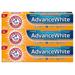 Arm & Hammer Advanced White Extreme Whitening Toothpaste Triple Pack (Contains Three 6 Ounce Tubes) -Clean Mint - Fluoride Toothpaste (Pack Of 3)