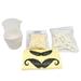 Professional Solid Wax Beans Wax Stick Paper Cup and Measuring Cup Set for Nose Hair Removal