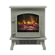Be Modern Torva Traditional 1.8Kw Gloss Grey Cast Enamel Effect Electric Stove