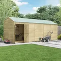 Billyoh Switch Tongue And Groove Apex Shed - 20X8 Windowless - 11mm Thickness