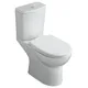 Ideal Standard Vue Modern Close-Coupled Toilet With Soft Close Seat