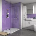 Splashwall Gloss Metallic Purple Acrylic Panel (W)120Cm X (H)242Cm X (D)4mm