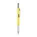 Plastic Screwdriver Screen Touch Construction Tools Multi-functional Pen Ballpoint Pen Capacitive Pen Ruler Gadgets YELLOW