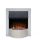 Dimplex Optiflame Gorstan Contemporary 2Kw Chrome Effect Electric Fire